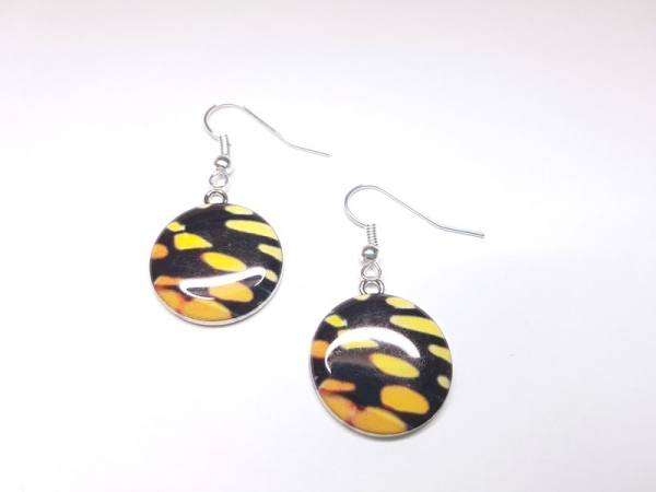 Schmetterling Ohrringe silberfarben butterfly